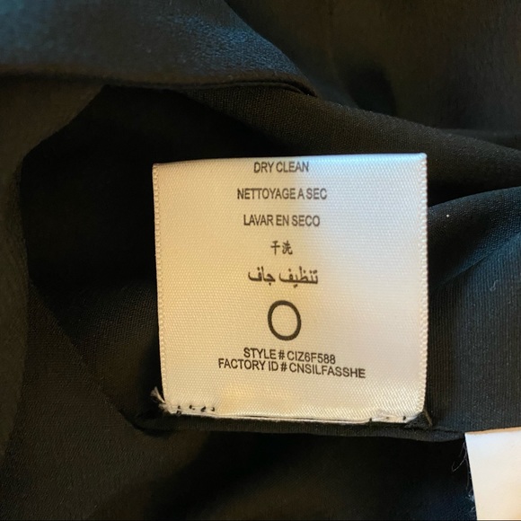 BCBGMaxAzria | Zippered One Shoulder Mini Dress - Black | Size 2 - Picture 10 of 15